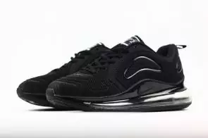 unisex nike air max 720 running chaussures nano all black